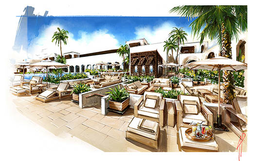 Interior Rendering Orientalismo